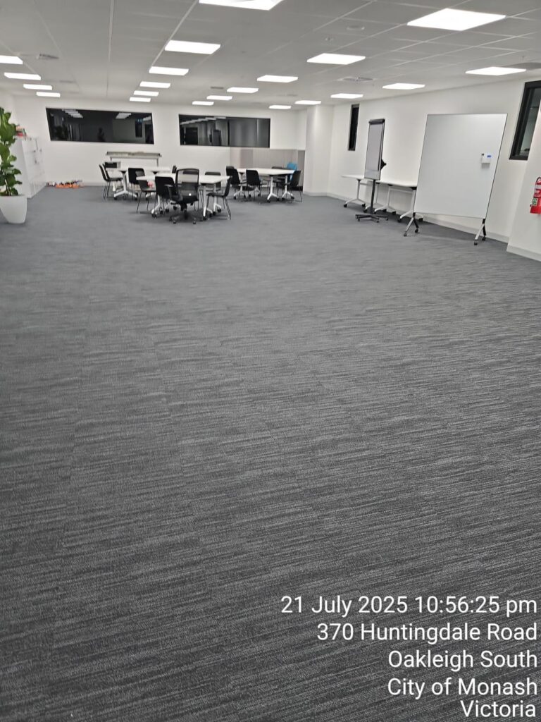 Floor cleaning before and after results