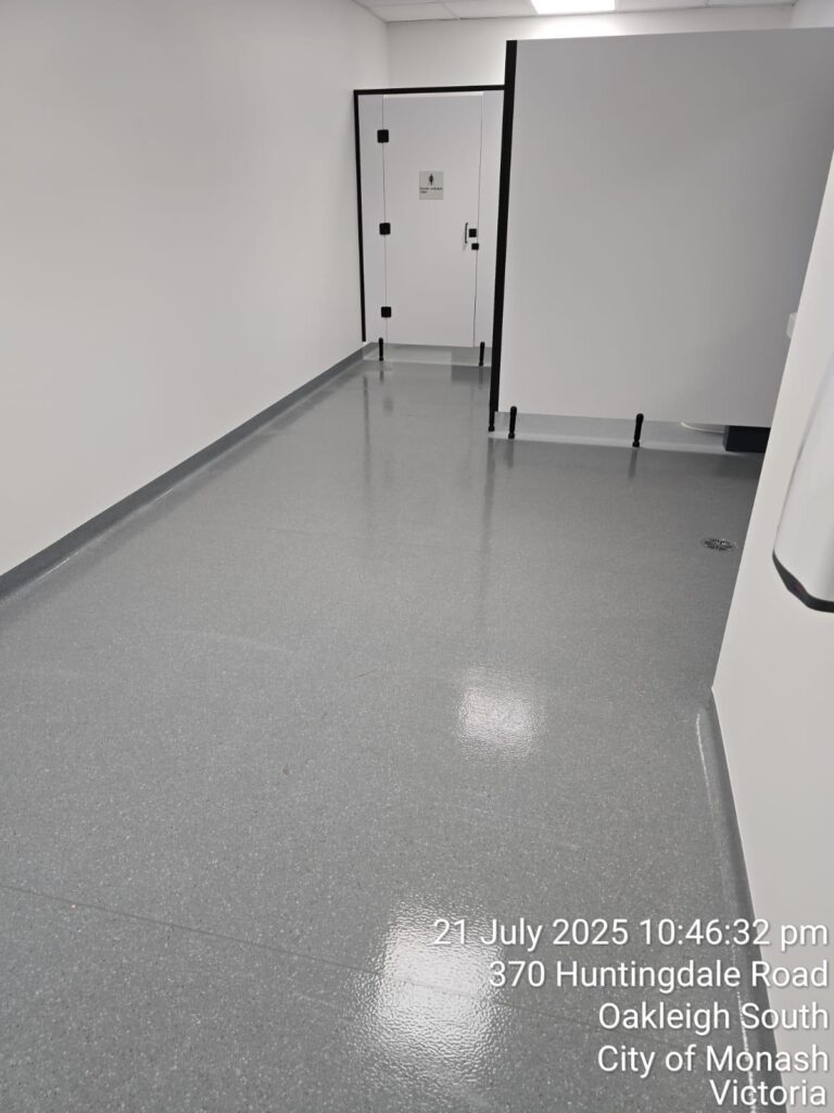 Industrial floor scrub and polish