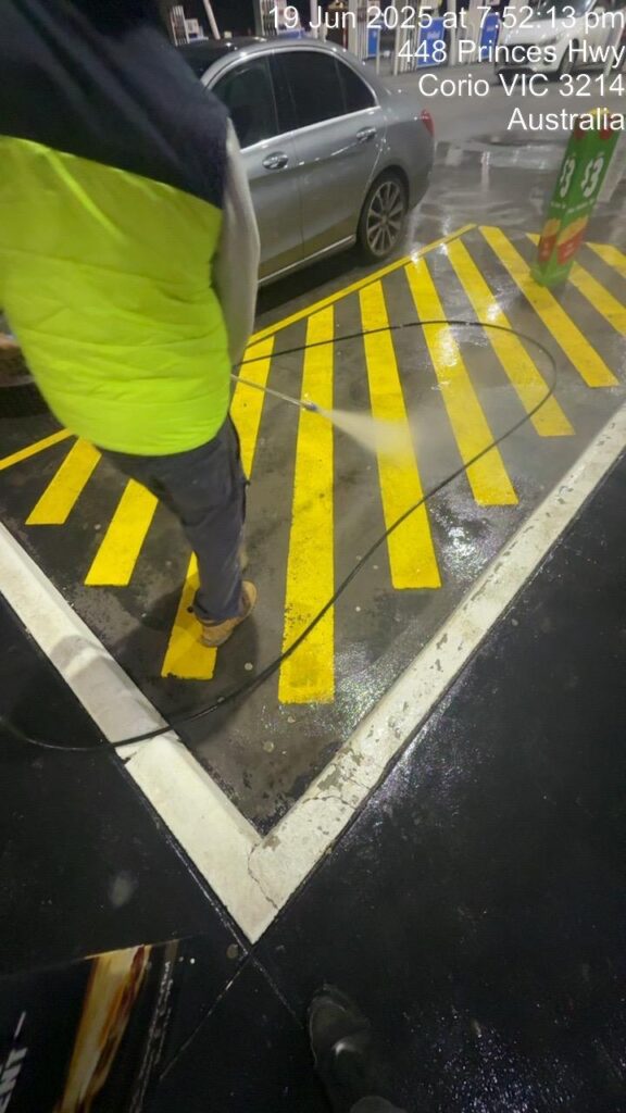 Professional handyman repairing fixtures