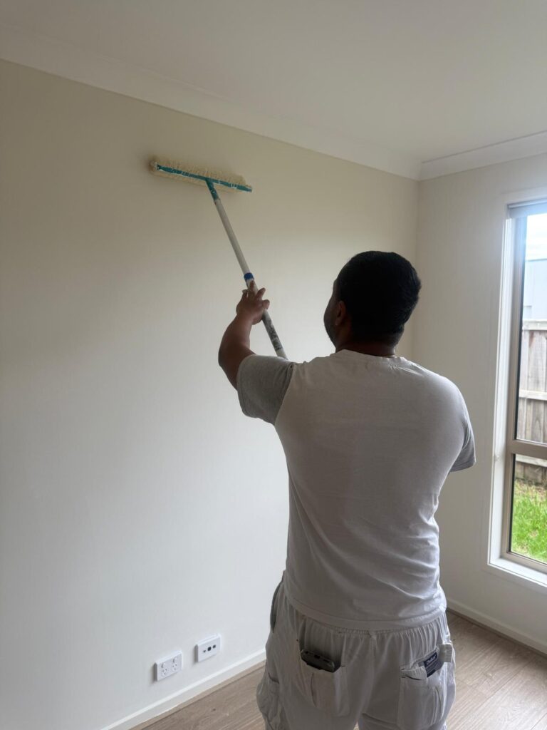 Commercial property cleaning in action